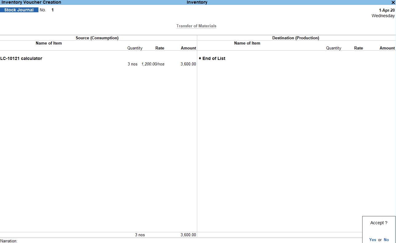 Stockjournal Calculator