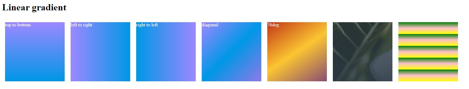 CSS Linear Gradient