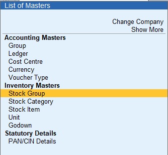 Stock Group