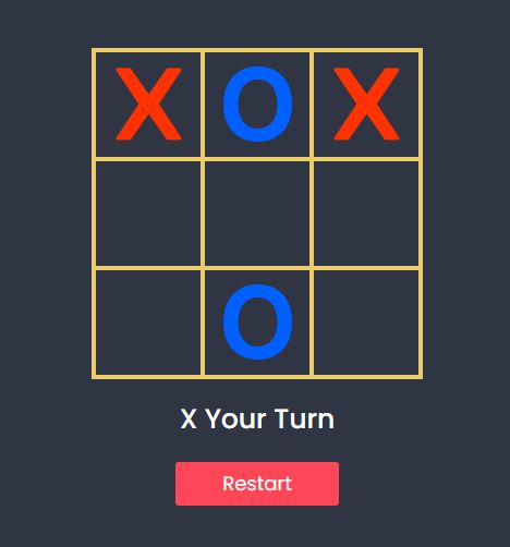 TIC TAC TOE – Javascript