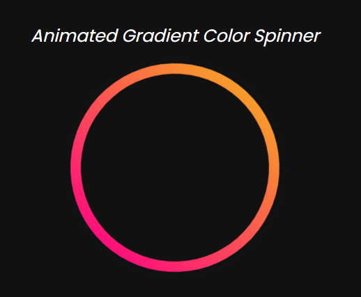 Gradient Spinner
